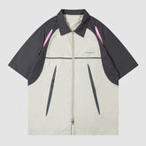 Kontrast-Shirts mit Doppelreißverschluss